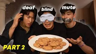Thumbnail: BLIND DEAF MUTE CHALLENGE PT 2 w/ 2 hot chinese men