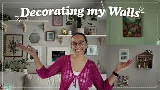 Thumbnail: Decorating my apartment! | Putting up my wall decor