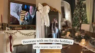 Thumbnail: Decorate with Me for the Holidays 🎄| vintage european cottage inspired home decor ✨