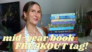 Thumbnail: mid-year book FREAKOUT tag! 💫 (my new favorite books, massive disappointments & fictional crushes)