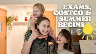 Thumbnail: Wrapping Up Our Homeschool Exams + Vacation Costco Haul 
