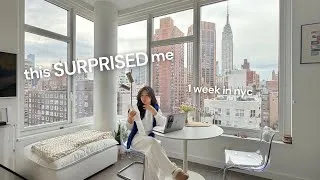 Thumbnail: What I Spend in a Week as a Corporate Girlie in NYC (realistic)