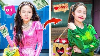 Thumbnail: Rich Popular Girl Became Unpopular Girl! Rich Student Vs Poor Student