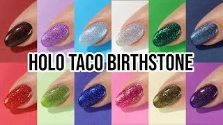 Thumbnail: Holo Taco Birthstone Nail Polish Swatches and Review