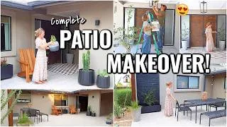 Thumbnail: COMPLETE PATIO MAKEOVER!!😍 OUTDOOR DECORATING & PROJECT IDEAS | PATIO PROJECT Part 3