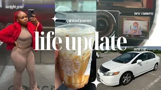 Thumbnail: LIFE UPDATE | Weight Gain, New Carrrr, Dying My Natural Hair Red, My Spiritual Journey & More!