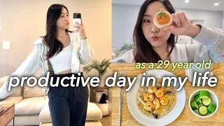 Thumbnail: Productive day in my lifeㅣMorning routine, cooking, supplements, getting certified!, groceries