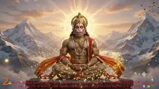 Thumbnail: Listen 21 Times To Fulfill Any Wish | Hanuman Chalisa 21 Times Loop (Deeply Meditative)