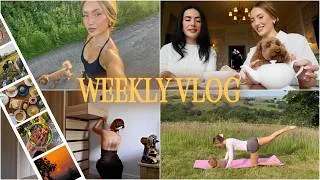 Thumbnail: WEEKLY VLOG | slow living in the countryside, girly dates & redecorating 🍃🌅🧺