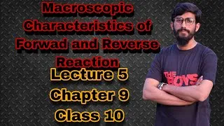 Thumbnail: Lecture 5 Macroscopic Characteristics of Forwad and Reverse Reaction|Class 10 @HanzlaHanif071.