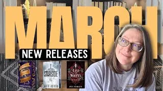 Thumbnail: March New Releases! Romantasy, Dark Academia and Post Apocalyptic books!