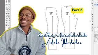 Thumbnail: How to Draft Jeans in Adobe Illustrator! | Part 2