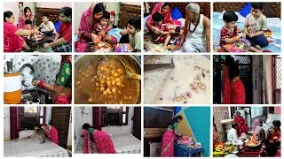 Thumbnail: Rakshabandhan celebration / pooja hawan / cooking & cleaning / housewife daily routine