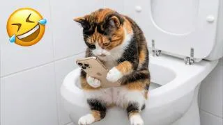 Thumbnail: Try Not To Laugh 😹 Funniest Cats and Dogs | Funny Animals