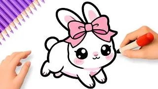 Thumbnail: HOW TO DRAW A CUTE RABBIT EASY 🐇🎀