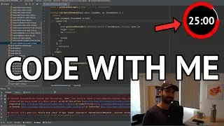 Thumbnail: Code with me for 25 minutes (one Pomodoro) [NO MUSIC] [NATURAL SOUNDS]
