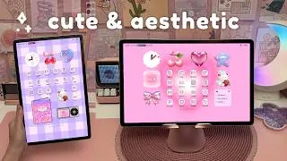Thumbnail: How I Customize My Samsung Galaxy Tab 💗 | Cute & Aesthetic ✨