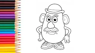 Thumbnail: Let’s Color Mr. Potato Head in a Fun and Funny Adventure! 🥔🎨🖍️