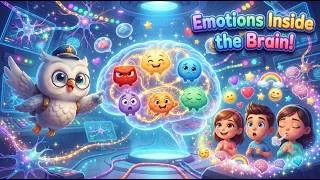 Thumbnail: Emotions Inside the Brain!  | How Your Brain Controls Feelings | Kids Science with Orbit!