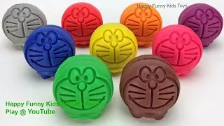 Thumbnail: Learn Counting Numbers Learn Colors with Play Doh Doraemon | Cookie Molds Surprise Toys