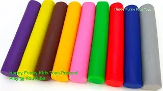 Thumbnail: Learn Colors with Play Doh Modelling Clay Animal Molds Surprise Toys