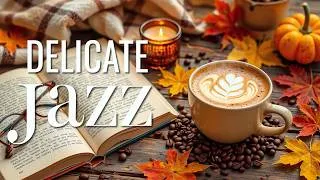 Thumbnail: Delicate Fall Jazz ~ Relaxing September Coffee Jazz & Smooth Bossa Nova Instrumental for Study, Work