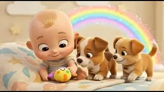 Thumbnail:  Catoon Baby Raju✨ and His Puppy🍼🐾 Best Friend 🐶
