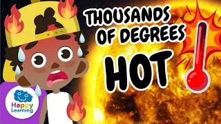 Thumbnail: ☀️ THE SUN: Its diameter is over 1 MILLION KILOMETERS! | Educational Videos | @HappyLearningEN