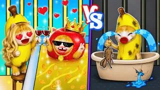 Thumbnail: Rich Prisoner Apple Cat VS Poor Banana Cat! 😱💰🐱Banana Cat Compilation | Cat MEME 😿