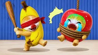 Thumbnail: Apple Cat Becomes Banana Cat’s Favorite Joke… Poor Apple Cat! 😿 | Banana Cat Compilation
