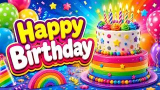 Thumbnail: Happy Birthday Kids Fun | Happy Birthday Rainbow Party | Cute Animated Birthday Greetings