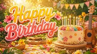 Thumbnail: Sunny Garden Picnic Birthday | Happy Birthday Ukulele Sunshine for a Beautiful Birthday