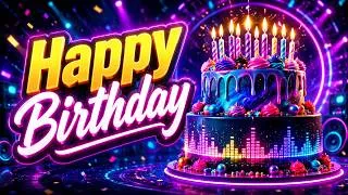 Thumbnail: Happy Birthday EDM Celebration | Energetic Happy Birthday Music |  Neon Dance-Floor Birthday Wish