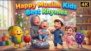 Thumbnail: Happy Muslim Kids Best Rhymes | Fruits, Baby Bath, Alif Baa, Shiny Star & More | #kidssongs