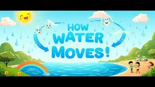 Thumbnail: The Water Cycle Song 💧🌧️ | Kids Science Song (4–8 Years)