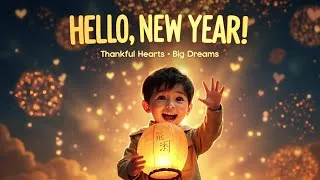 Thumbnail: Hello New Year 🎉 | A Gratitude & Hope Song for Kids & Families