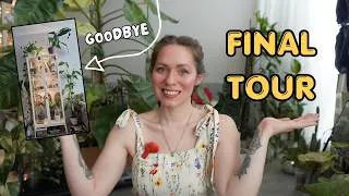Thumbnail: Saying Goodbye to My Ikea Greenhouse Cabinet | First and Final Houseplant Tour