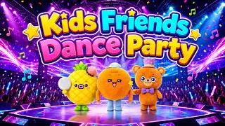 Thumbnail: Kids Friends Dance Party 🎶 Fun Dance Song for Children | Kids Music & Movement