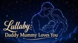 Thumbnail: Lullaby: Daddy Mummy Loves You | A Peaceful Baby Sleep Song Under the Stars