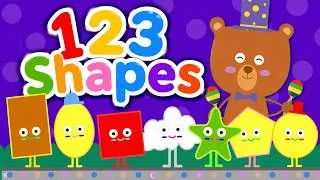 Thumbnail: Count 1–10 with Shapes | Fun Preschool Learning Song