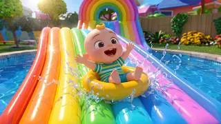 Thumbnail: 🌈 Rainbow Pool! 🏊 Fun Kids Song | Orange Family