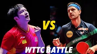 Thumbnail: Fan Zhendong vs Timo Boll｜German table tennis star Timo Boll meets 18-year-old Fan Zhendong