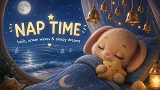 Thumbnail: NAP TIME 🌙 2 HOURS of Sleep Music for Babies | Ocean Waves & Bells @HappyTunesTime