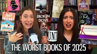 Thumbnail: the WORST books we read in 2026 (so far) 👀❌