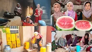 Thumbnail: Real Rural Life | Cooking Lamb Meat & Eating Watermelon with Family