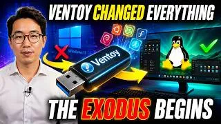 Thumbnail: Ventoy Just Changed Everything — The Windows Exodus Has Officially Begun!