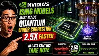 Thumbnail: NVIDIA's Ising Models Just Made Quantum Error Correction 2.5X Faster — Ai Data Centers Take Note