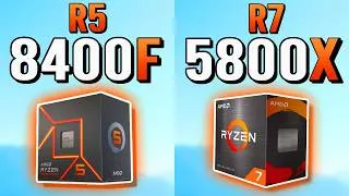 Thumbnail: R5 8400F vs R7 5800X  -  Any Difference?!