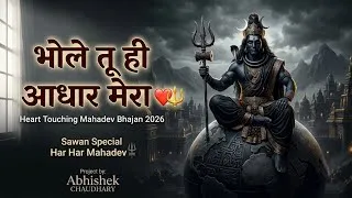 Thumbnail: भोले तू ही आधार मेरा ❤️🔱 | Heart Touching Mahadev Bhajan 2026 | Sawan Special | Har Har Mahadev
