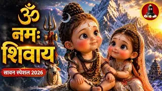 Thumbnail: ॐ नमः शिवाय 🕉️ | सावन स्पेशल 2026 Powerful Mahadev Mantra |Chant for Peace, Healing & Blessings